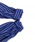 中古・古着 ne quittez pas (ヌキテパ) Cotton Voile Stripe Gather Dress ブルー サイズ:M：14000円