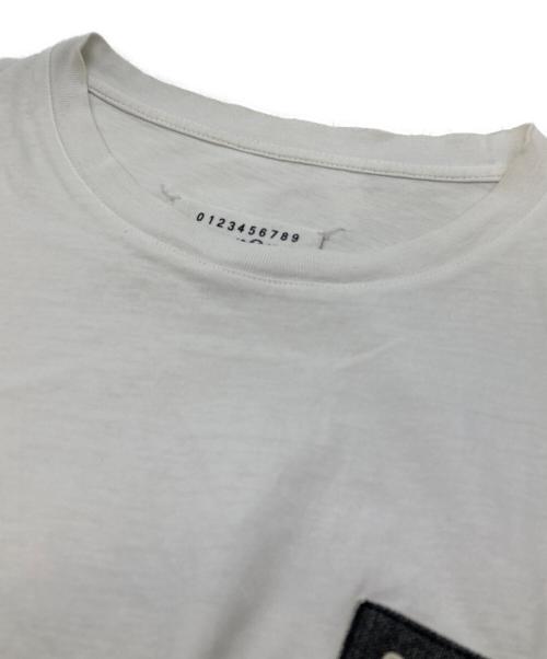 Maison Margiela（メゾンマルジェラ）Maison Margiela (メゾンマルジェラ) ステレオタイプ クルーネック半袖Tシャツ ホワイト サイズ:44の古着・服飾アイテム