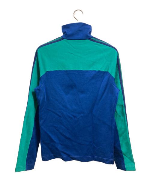 adidas（アディダス）adidas (アディダス) トラックジャケット ネイビー×グリーン サイズ:Ｍの古着・服飾アイテム