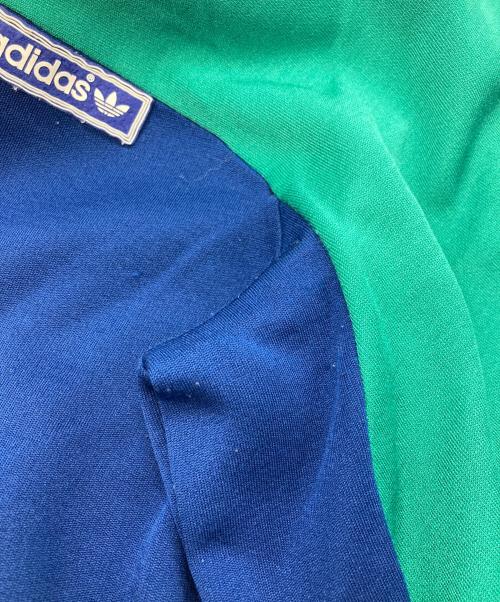 adidas（アディダス）adidas (アディダス) トラックジャケット ネイビー×グリーン サイズ:Ｍの古着・服飾アイテム