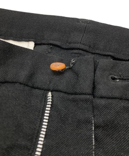COMME des GARCONS HOMME DEUX（コムデギャルソン オム ドゥ）COMME des GARCONS HOMME DEUX (コムデギャルソン オム ドゥ) ポリエステル縮絨パンツ ブラック サイズ:Sの古着・服飾アイテム