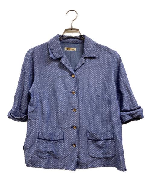 Hysteric Glamour（ヒステリックグラマー）Hysteric Glamour (ヒステリックグラマー) パジャマシャツ ブルー サイズ:Freeの古着・服飾アイテム