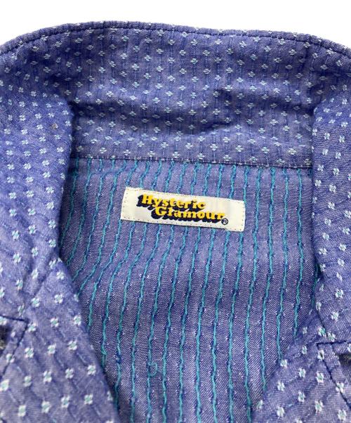 Hysteric Glamour（ヒステリックグラマー）Hysteric Glamour (ヒステリックグラマー) パジャマシャツ ブルー サイズ:Freeの古着・服飾アイテム