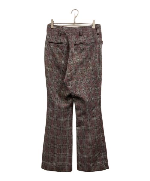 VINTAGE（ヴィンテージ）vintage (ヴィンテージ) フレアパンツ レッド×ブラック サイズ:84CMの古着・服飾アイテム