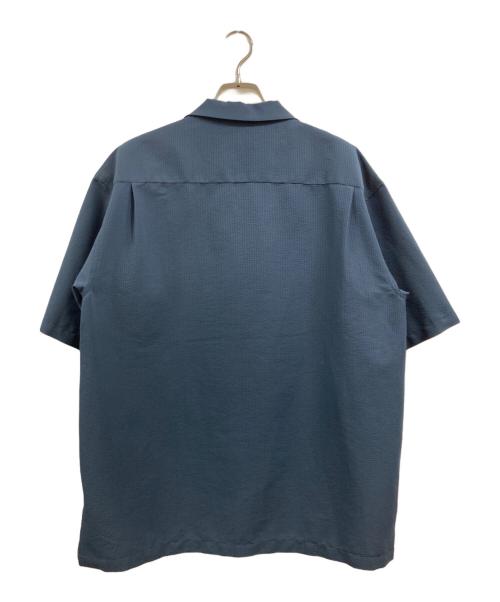 THE NORTH FACE（ザ ノース フェイス）THE NORTH FACE (ザ ノース フェイス) S/S シアサッカーベントメッシュシャツ ブルー サイズ:Sの古着・服飾アイテム