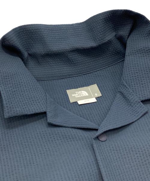 THE NORTH FACE（ザ ノース フェイス）THE NORTH FACE (ザ ノース フェイス) S/S シアサッカーベントメッシュシャツ ブルー サイズ:Sの古着・服飾アイテム