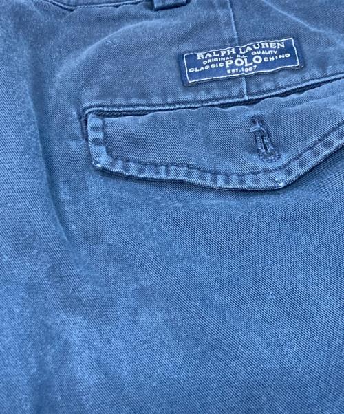 POLO RALPH LAUREN（ポロ・ラルフローレン）POLO RALPH LAUREN (ポロ・ラルフローレン) カーゴハーフパンツ ネイビー サイズ:35の古着・服飾アイテム