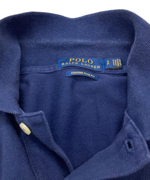 POLO RALPH LAUREN（ポロ・ラルフローレン）POLO RALPH LAUREN (ポロ・ラルフローレン) ポニーロゴ刺繍ポロシャツ ネイビー サイズ:Sの古着・服飾アイテム