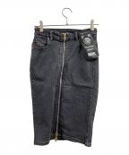 DIESELディーゼル）の古着「デニムペンシルスカート」｜ブラック