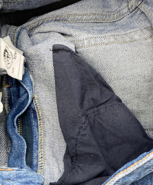 DIESEL（ディーゼル）DIESEL (ディーゼル) フレアワイドデニムパンツ インディゴ サイズ:12Yの古着・服飾アイテム