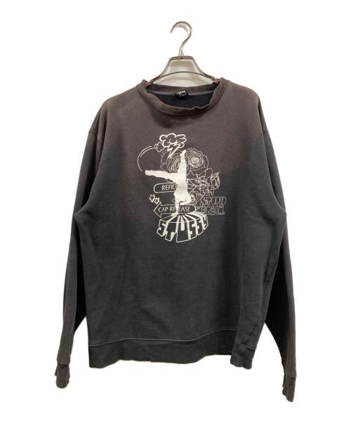 stussy（ステューシー）stussy (ステューシー) スウェット ブラック サイズ:XLの古着・服飾アイテム