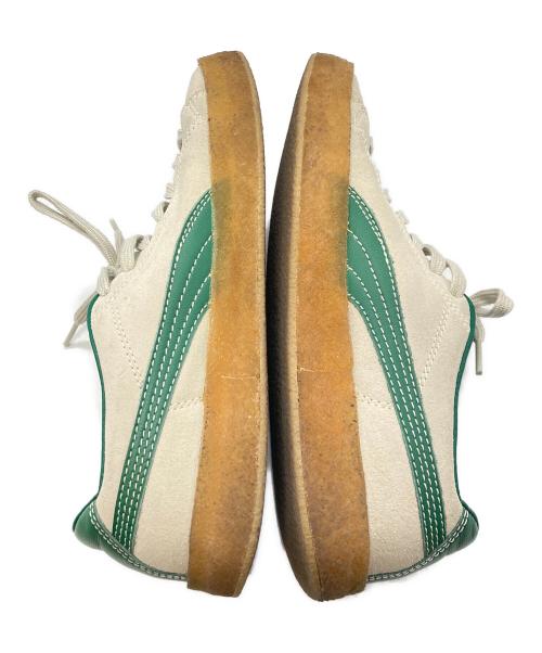 PUMA（プーマ）PUMA (プーマ) AMI Alexandre Mattiussi (アミアレクサンドルマテュッシ) スウェード クレープ スニーカー グリーン×ベージュ サイズ:27.5㎝の古着・服飾アイテム