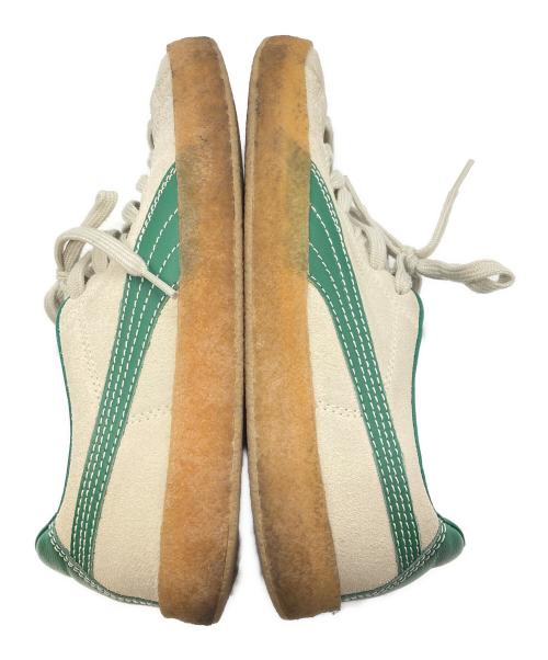 PUMA（プーマ）PUMA (プーマ) AMI Alexandre Mattiussi (アミアレクサンドルマテュッシ) スウェード クレープ スニーカー グリーン×ベージュ サイズ:27.5㎝の古着・服飾アイテム