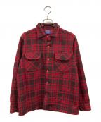 PENDLETONペンドルトン）の古着「ウールチェックシャツ」｜レッド