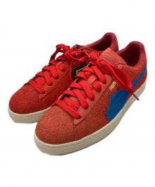 PUMA×ONE PIECE（プーマ×ワンピース）の古着「スウェード ワンピース コラボレーション メンズ シューズ スニーカー」｜レッド