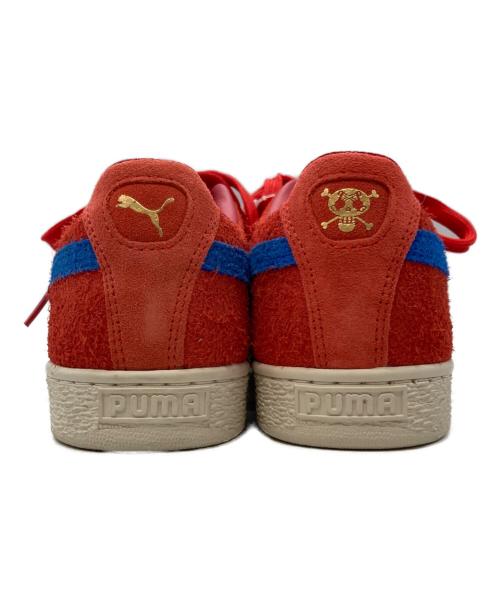 PUMA（プーマ）PUMA (プーマ) ONE PIECE (ワンピース) スウェード ワンピース コラボレーション メンズ シューズ スニーカー レッド サイズ:26.5cmの古着・服飾アイテム