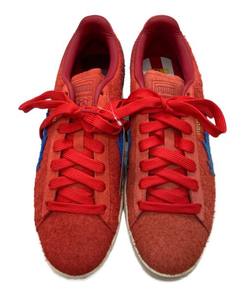 PUMA（プーマ）PUMA (プーマ) ONE PIECE (ワンピース) スウェード ワンピース コラボレーション メンズ シューズ スニーカー レッド サイズ:26.5cmの古着・服飾アイテム