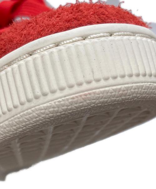 PUMA（プーマ）PUMA (プーマ) ONE PIECE (ワンピース) スウェード ワンピース コラボレーション メンズ シューズ スニーカー レッド サイズ:26.5cmの古着・服飾アイテム