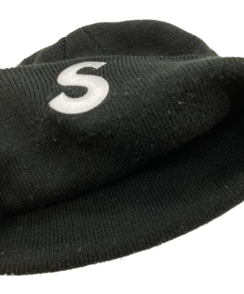 SUPREME（シュプリーム）Supreme (シュプリーム) New Era (ニューエラ) 23FW S Logo Beanie ブラックの古着・服飾アイテム