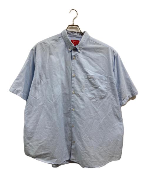 SUPREME（シュプリーム）Supreme (シュプリーム) 23SS Supreme Loose Fit S/S Oxford Shirt ブルー サイズ:XLの古着・服飾アイテム