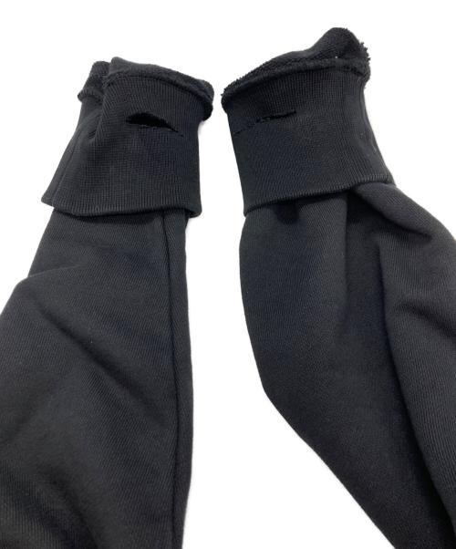jent louis（ジェントルイス）JENT LOUIS (ジェントルイス) デュアルジップ ネック スウェット ブラック サイズ:Mの古着・服飾アイテム