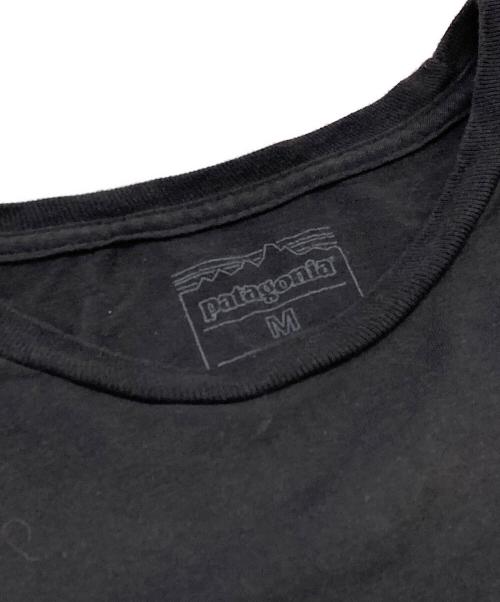 Patagonia（パタゴニア）Patagonia (パタゴニア) ロング・ウェイ・ラウンド・オーガニック・Tシャツ ブラック サイズ:Ｍの古着・服飾アイテム