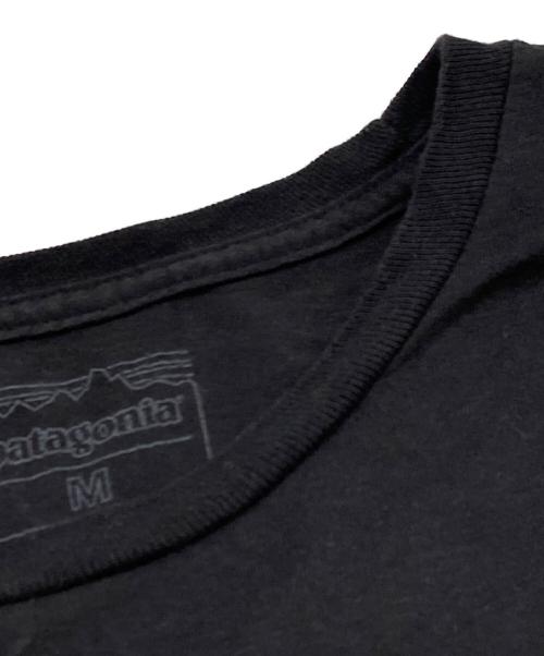Patagonia（パタゴニア）Patagonia (パタゴニア) ロング・ウェイ・ラウンド・オーガニック・Tシャツ ブラック サイズ:Ｍの古着・服飾アイテム