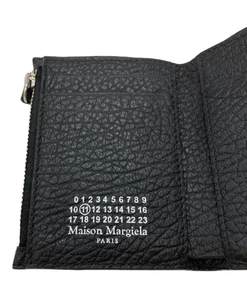 Maison Margiela（メゾンマルジェラ）Maison Margiela (メゾンマルジェラ) 4ステッチ 三つ折り ウォレット ブラックの古着・服飾アイテム