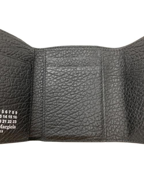 Maison Margiela（メゾンマルジェラ）Maison Margiela (メゾンマルジェラ) 4ステッチ 三つ折り ウォレット ブラックの古着・服飾アイテム