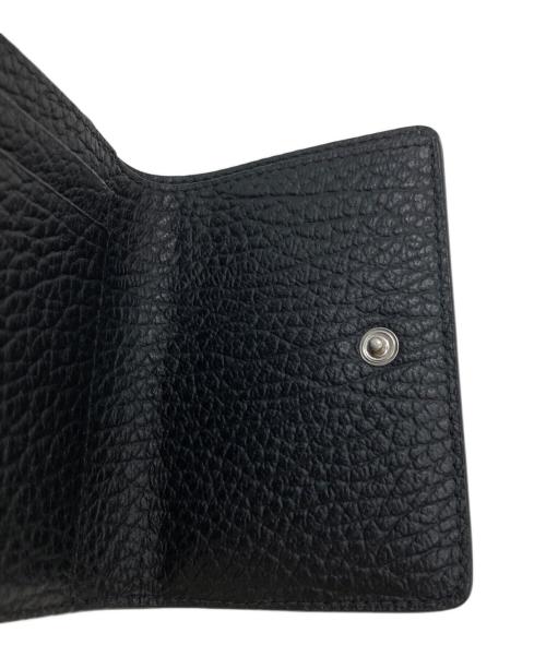 Maison Margiela（メゾンマルジェラ）Maison Margiela (メゾンマルジェラ) 4ステッチ 三つ折り ウォレット ブラックの古着・服飾アイテム
