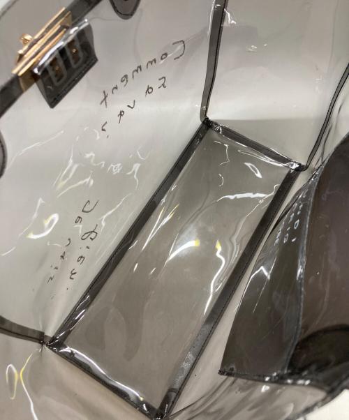 SLOBE IENA（スローブ イエナ）SLOBE IENA (スローブ イエナ) Lundi SLOBE別注 PVCバッグ ブラックの古着・服飾アイテム