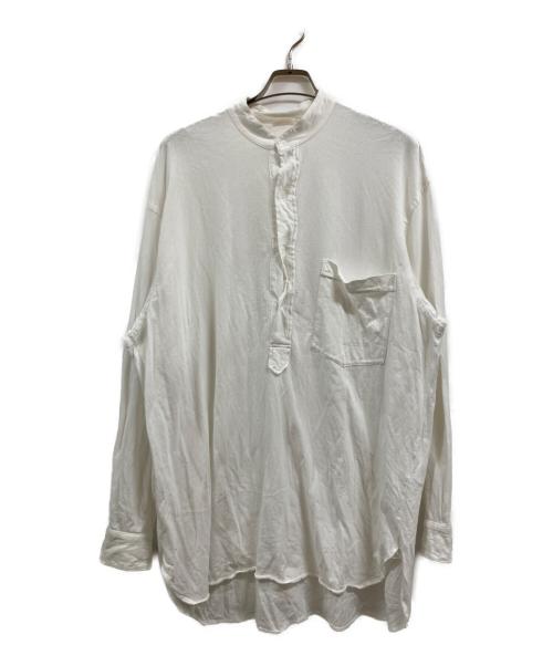 COMOLI（コモリ）COMOLI (コモリ) ジャージプルオーバーシャツ ホワイト サイズ:3の古着・服飾アイテム