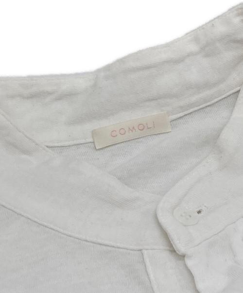 COMOLI（コモリ）COMOLI (コモリ) ジャージプルオーバーシャツ ホワイト サイズ:3の古着・服飾アイテム