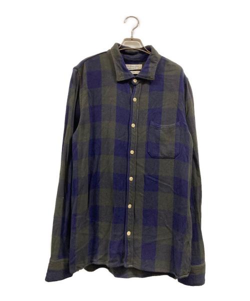 REMI RELIEF（レミレリーフ）REMI RELIEF (レミレリーフ) レーヨンシャツ パープル サイズ:Mの古着・服飾アイテム