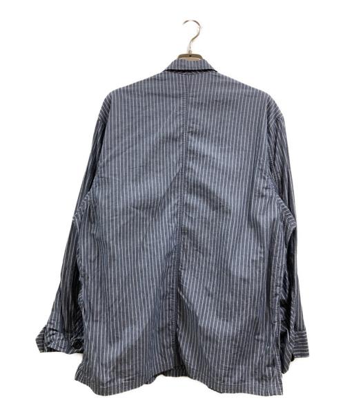 Essay（エッセイ）Essay (エッセイ) ストライプシャツ ブルー サイズ:3の古着・服飾アイテム