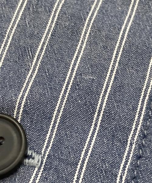 Essay（エッセイ）Essay (エッセイ) ストライプシャツ ブルー サイズ:3の古着・服飾アイテム