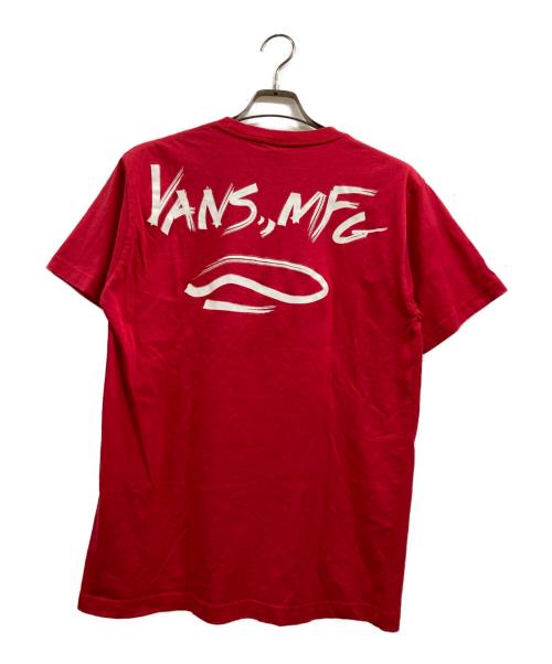 VANS（ヴァンズ）VANS (ヴァンズ) プリントTシャツ レッド サイズ:-の古着・服飾アイテム