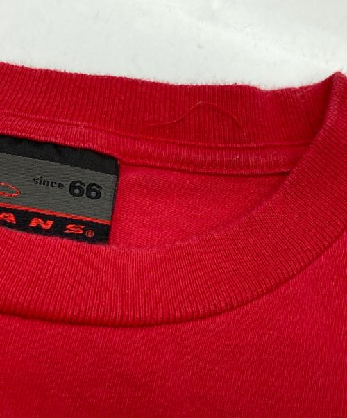 VANS（ヴァンズ）VANS (ヴァンズ) プリントTシャツ レッド サイズ:-の古着・服飾アイテム
