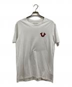 TRUE RELIGIONトゥルー レリジョン）の古着「TRUE RELIGION BUDDHA LOGO TEEＣ」｜ホワイト