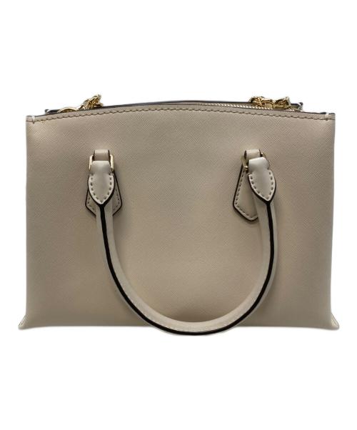 MICHAEL KORS（マイケルコース）MICHAEL KORS (マイケルコース) パドロック ハンドバッグ アイボリーの古着・服飾アイテム