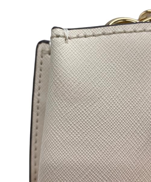 MICHAEL KORS（マイケルコース）MICHAEL KORS (マイケルコース) パドロック ハンドバッグ アイボリーの古着・服飾アイテム