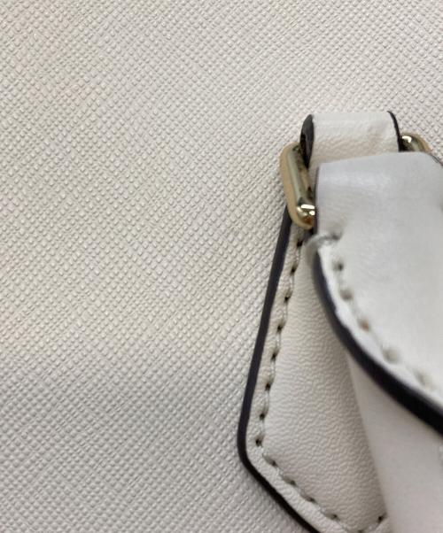 MICHAEL KORS（マイケルコース）MICHAEL KORS (マイケルコース) パドロック ハンドバッグ アイボリーの古着・服飾アイテム