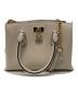 MICHAEL KORS（マイケルコース）の古着「パドロック ハンドバッグ」｜アイボリー