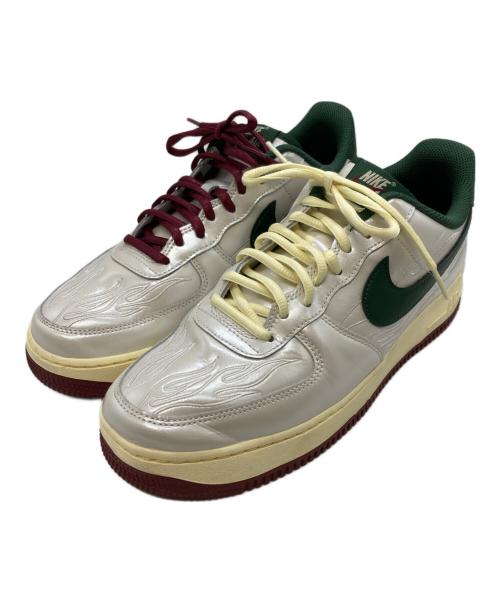 NIKE（ナイキ）NIKE (ナイキ) AIR FORCE 1 '07 LV8 ベージュ×グリーン サイズ:27.5cmの古着・服飾アイテム