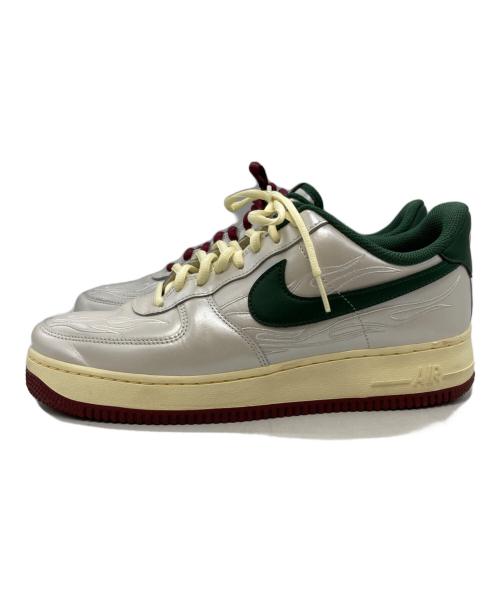 NIKE（ナイキ）NIKE (ナイキ) AIR FORCE 1 '07 LV8 ベージュ×グリーン サイズ:27.5cmの古着・服飾アイテム