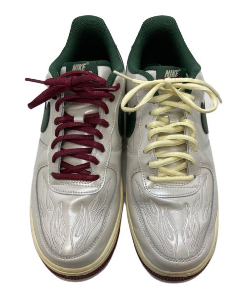 NIKE（ナイキ）NIKE (ナイキ) AIR FORCE 1 '07 LV8 ベージュ×グリーン サイズ:27.5cmの古着・服飾アイテム