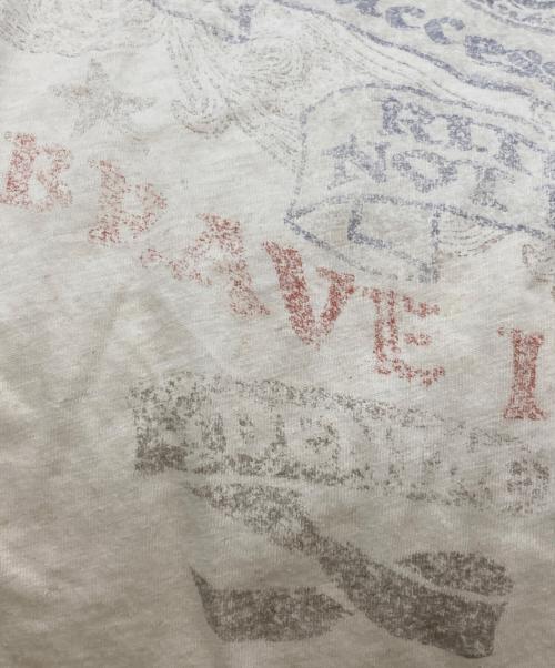 DIESEL（ディーゼル）DIESEL (ディーゼル) T-ALECYプリントTシャツ ベージュ サイズ:Sの古着・服飾アイテム