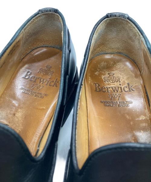berwick（バーウィック）berwick (バーウィック) タッセルローファー ブラック サイズ: 5 1/2の古着・服飾アイテム