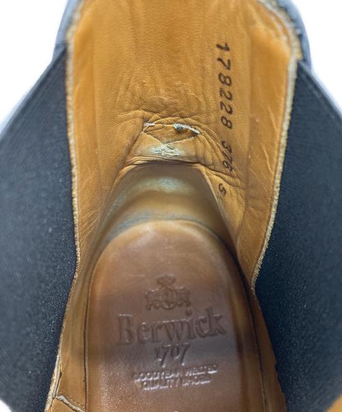 berwick（バーウィック）berwick (バーウィック) サイドゴアブーツ ブラック サイズ:5 1/2の古着・服飾アイテム
