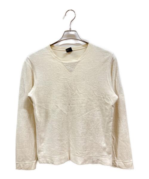 DIESEL（ディーゼル）DIESEL (ディーゼル) 長袖カットソー アイボリー サイズ:Mの古着・服飾アイテム